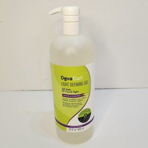 DevaCurl Light Defining Gel Soft Hold No-Crunch Styler Define & Control 32 oz